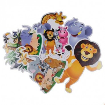 Themez Only Jungle Paper Cutout 5 Piece Pack